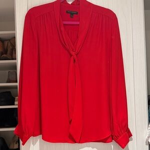 Banana Republic Vibrant Red Blouse
